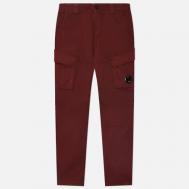 Мужские брюки  Sateen Stretch Cargo Lens Side Pockets, цвет коричневый, размер 50 C.P. COMPANY