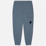 Мужские брюки  Diagonal Raised Fleece Lens Regular, цвет голубой, размер M C.P. COMPANY