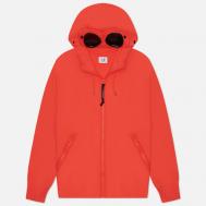 Мужская толстовка  Diagonal Raised Fleece Goggle Zipped Hoodie Regular, цвет оранжевый, размер M C.P. COMPANY