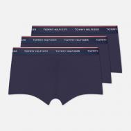 Комплект мужских трусов  3-Pack Stretch Cotton Low Rise Trunks, цвет синий, размер M Tommy Hilfiger Underwear