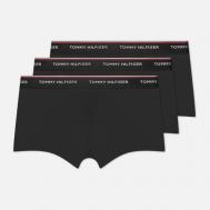 Комплект мужских трусов  3-Pack Stretch Cotton Low Rise Trunks, цвет чёрный, размер XXL Tommy Hilfiger Underwear