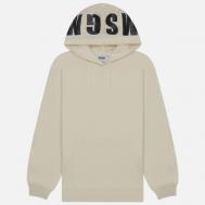 Женская толстовка  Maxilogo Basic Unbrushed Hoodie, цвет бежевый, размер M MSGM
