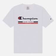 Мужская футболка  Graphic New York, цвет белый, размер L Champion