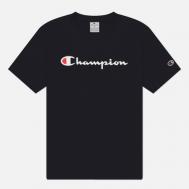 Мужская футболка  Big Logo Crew Neck, цвет чёрный, размер S Champion