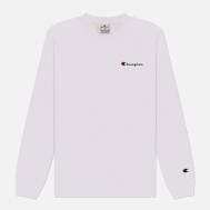 Мужской лонгслив  Small Logo Crew Neck, цвет белый, размер XL Champion
