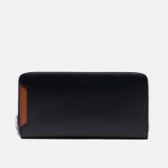 Кошелек  Notch Leather Round Zipper, цвет синий Master-Piece