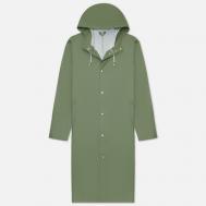 Мужская куртка дождевик  Stockholm Long, цвет зелёный, размер S Stutterheim