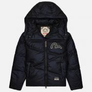 Мужской пуховик  Heritage Logo Printed Down, цвет чёрный, размер XL Evisu