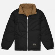 Мужской пуховик  Heritage Seagull Flocking All Over Print Reversible Down, цвет серый, размер M Evisu