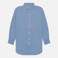 Мужская рубашка  Nashville 3 Button-Down Dot Chambray, цвет голубой, размер XXL Evisu