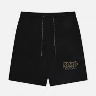 Мужские шорты  kuro Melting Metallic Logo, цвет чёрный, размер L Evisu