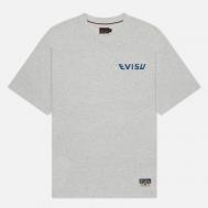 Мужская футболка  GodHead Printed Seagull Embroidery, цвет серый, размер L Evisu