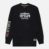 Мужской лонгслив  Heritage 2 In 1 Totem Graphic Printed, цвет чёрный, размер XL Evisu