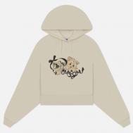 Женская толстовка  Cute Cats Hoodie, цвет бежевый, размер S MSGM