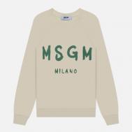 Женская толстовка   Milano Brush Stroke, цвет бежевый, размер XS MSGM
