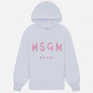Женская толстовка   Milano Brush Stroke Hoodie, цвет белый, размер XS MSGM