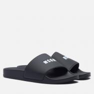 Мужские сланцы  Pool Slide Micrologo, цвет чёрный, размер 41 EU MSGM