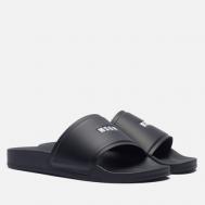 Женские сланцы  Pool Slide Micrologo W, цвет чёрный, размер 40 EU MSGM