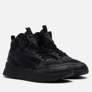 Мужские кроссовки  Trinity Mid Hybrid, цвет чёрный, размер 47 EU Puma