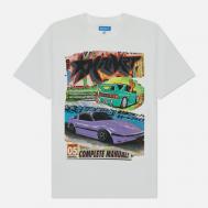 Мужская футболка  Auto Salon, цвет белый, размер XXL MARKET