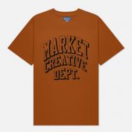 Мужская футболка  Creative Dept Arc, цвет оранжевый, размер S MARKET