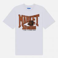 Мужская футболка  Bulldogs Printed Graphic, цвет белый, размер L MARKET