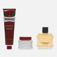 Набор для бритья  Primadopo Vintage Selection Tin Red Range, цвет красный Proraso
