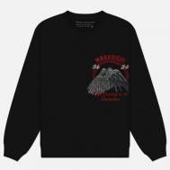 Мужская толстовка  Peace Mountain Crew, цвет чёрный, размер M MAHARISHI