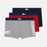 Комплект мужских трусов  Underwear 3-Pack Mismatched Trunk, цвет комбинированный, размер L Lacoste
