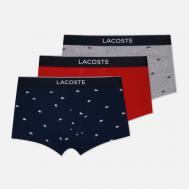 Комплект мужских трусов  Underwear 3-Pack Casual Signature Boxer, цвет комбинированный, размер M Lacoste