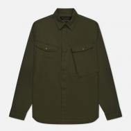 Мужская рубашка  Miltype Custom Organic Cotton Twill, цвет оливковый, размер XL MAHARISHI