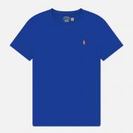 Мужская футболка  Classic Crew Neck 26/1 Jersey, цвет синий, размер S Polo Ralph Lauren