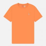 Мужская футболка  Classic Crew Neck 26/1 Jersey, цвет оранжевый, размер M Polo Ralph Lauren