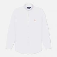 Мужская рубашка  Classic Oxford Custom Fit, цвет белый, размер S Polo Ralph Lauren