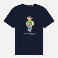 Мужская футболка  Polo Bear Classic Fit, цвет синий, размер M Polo Ralph Lauren