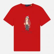 Мужская футболка  Polo Bear Classic Fit, цвет красный, размер M Polo Ralph Lauren