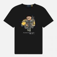 Мужская футболка  Polo Bear Classic Fit, цвет чёрный, размер XL Polo Ralph Lauren