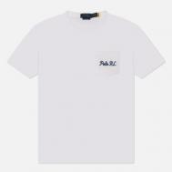 Мужская футболка  Classic Fit Polo Bear Jersey, цвет белый, размер S Polo Ralph Lauren
