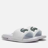 Женские сланцы  Serve Slide Dualiste, цвет белый, размер 40.5 EU Lacoste
