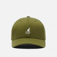 Кепка  Wool Flexfit Baseball, цвет оливковый, размер S-M KANGOL