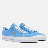 Кеды  One Star Pro Suede, цвет голубой, размер 42.5 EU Converse