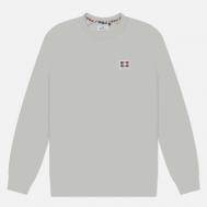 Мужская толстовка  Active Patch Crewneck, цвет серый, размер XL Aquascutum