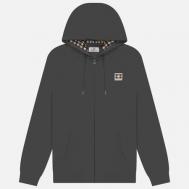 Мужская толстовка  Active Patch Full Zip Raglan Hoodie, цвет серый, размер XL Aquascutum
