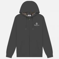 Мужская толстовка  Active Small Logo Hoodie Full Zip, цвет серый, размер L Aquascutum