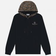 Мужская толстовка  Active Club Check Full Zip Merino Hoodie, цвет синий, размер XXXL Aquascutum