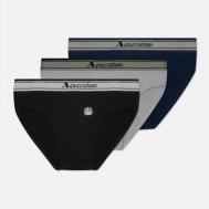 Комплект мужских трусов  Active Underwear Brief 3-Pack, цвет комбинированный, размер XXL Aquascutum