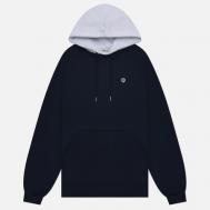 Мужская толстовка  Double Color Wappen Raglan Hoodie, цвет синий, размер XL ANGLAN