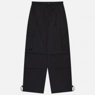 Мужские брюки  Rib Nylon Mountain Cargo, цвет чёрный, размер M ANGLAN