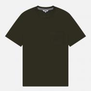 Мужская футболка  Pocket Crew Neck, цвет зелёный, размер S AIGLE