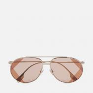 Солнцезащитные очки  Alice, цвет золотой, размер 61mm Burberry